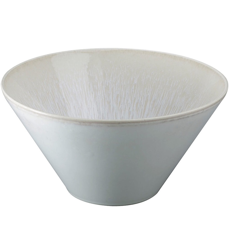 Jars France Ceramic White Salad Serving Bowl.